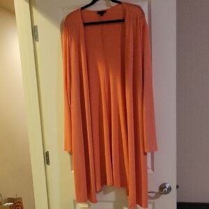 Lane Bryant Vibrant Orange Cardigan